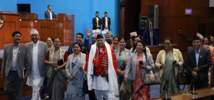 प्रधानमन्त्री ओली – विश्वासको मत