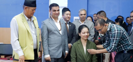 खेलाडीलाई निशुल्क स्वास्थ्य परीक्षण कार्यक्रम – शुभारम्भ